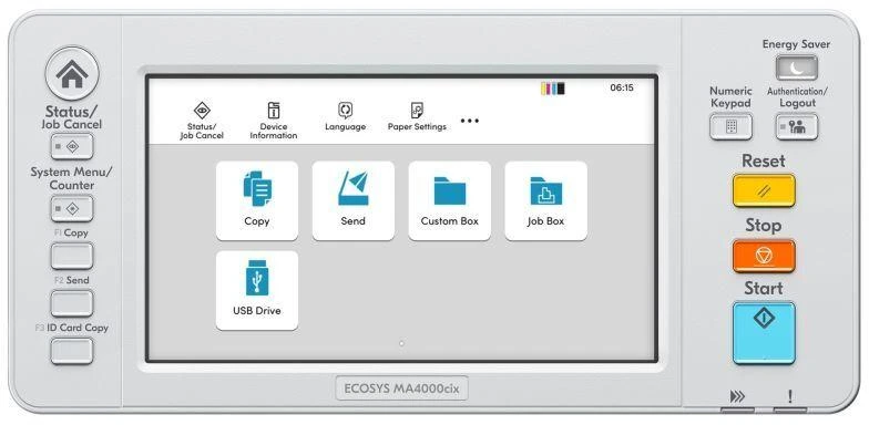 Kyocera ECOSYS MA4000cix Spausdintuvas lazerinis spalvotas MFP A4 40 ppm Tinklinis LAN USB