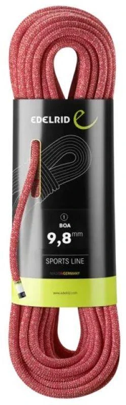 Edelrid 710790802000 laipiojimo virvė Raudona 80 m 9.8 mm Poliamidas 1 vnt.