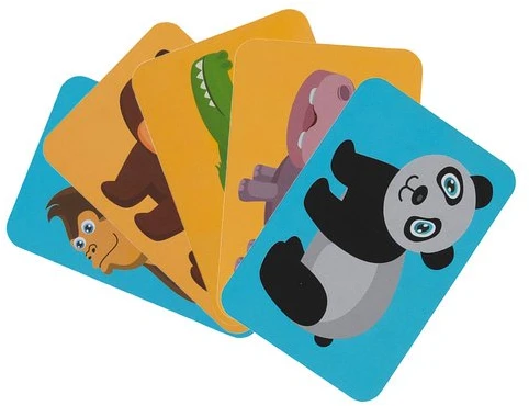Iso Trade Montessori magnetinė dėlionė vaikams - Afrikos gyvūnai, 47 magnetai, 6 kortelės