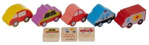 Wooden car sorter Kruzzel 22652