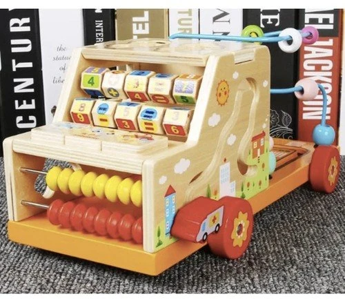 Wooden car sorter Kruzzel 22652