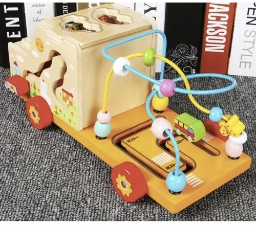 Wooden car sorter Kruzzel 22652