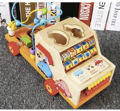 Wooden car sorter Kruzzel 22652
