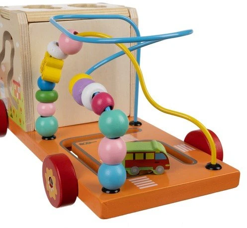 Wooden car sorter Kruzzel 22652