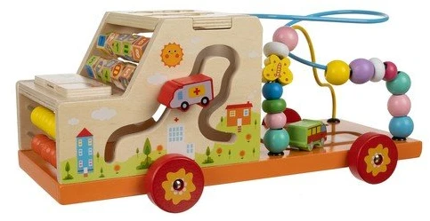 Wooden car sorter Kruzzel 22652