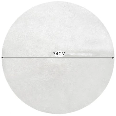 Baltas kilimėlis po eglute 72cm Ruhhy 22225