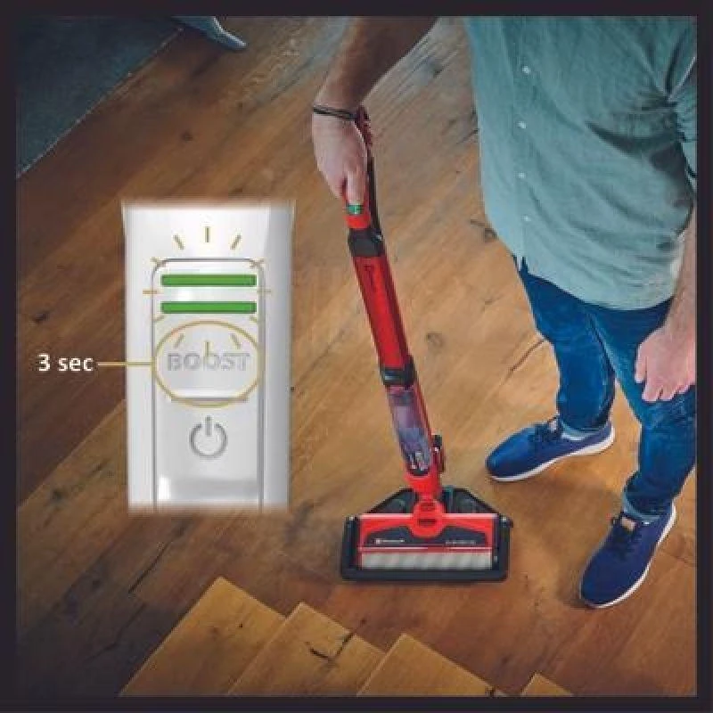 Akumuliatorinė šluota Einhell CLEANEXXO; 18 V (be akumuliatoriaus ir pakrovėjo)