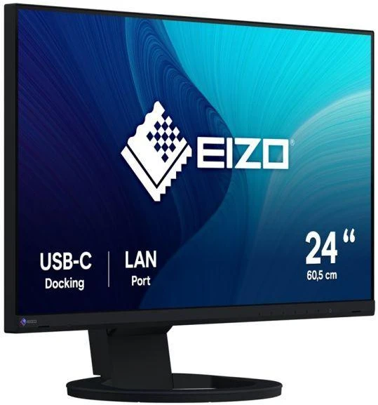 EIZO FlexScan EV2490-BK monitorius, 60.5 cm (23.8 colių), 1920 x 1080 pikselių, Full HD, LED, 5 ms
