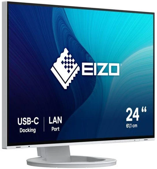 EIZO FlexScan EV2495-WT monitorius - 61,2 cm (24,1 colio) - 1920 x 1200 pikselių - WUXGA - LED - 5 ms - Baltas