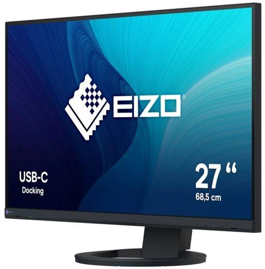EIZO FlexScan EV2720-BK 27 colių monitorius, 2560 x 1440, WQHD 16:9, juodas