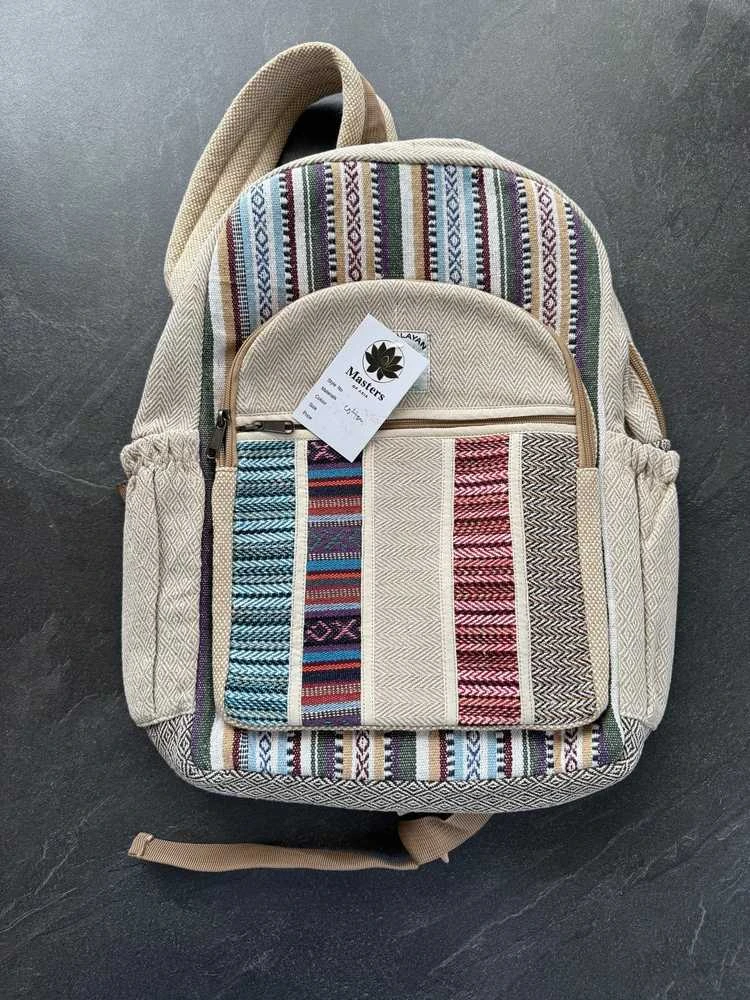 Ekologiška kuprinė iš kanapių pluošto
