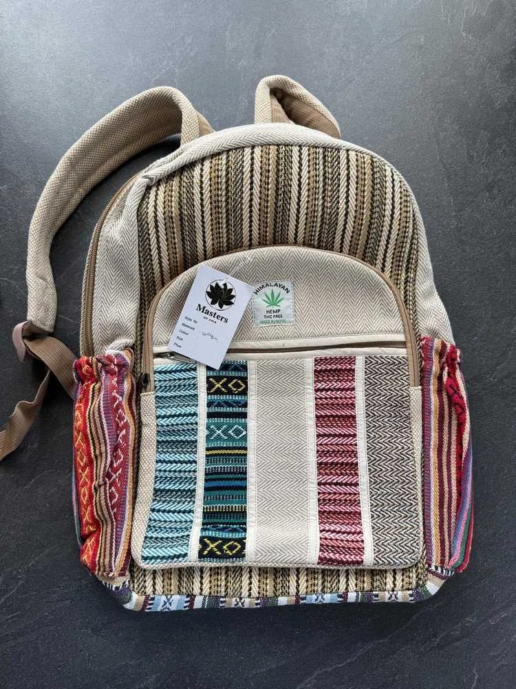 Ekologiška kuprinė iš kanapių pluošto