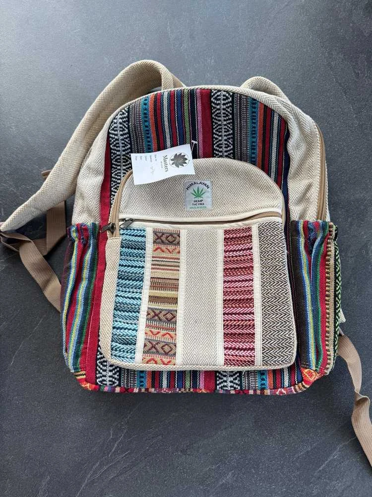 Ekologiška kuprinė iš kanapių pluošto