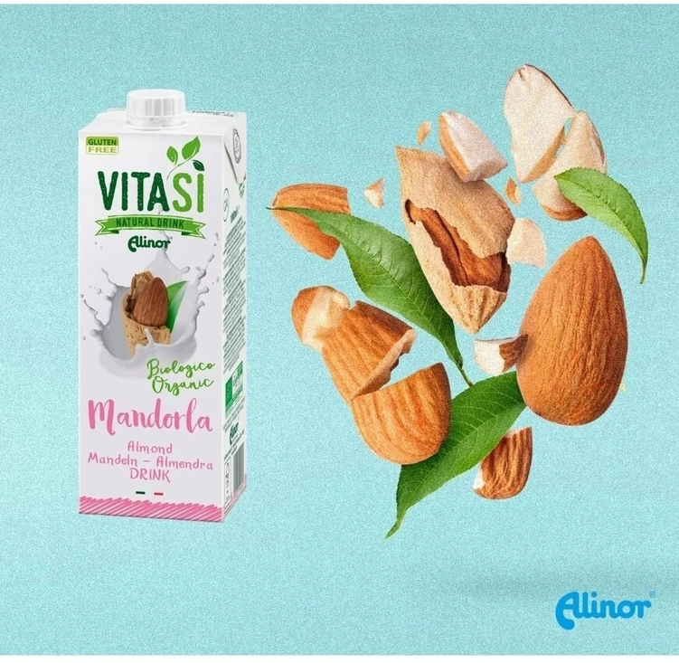 Polbioeco Ekologiškas migdolų gėrimas VITASI, UAT, 1 l LT-EKO-001