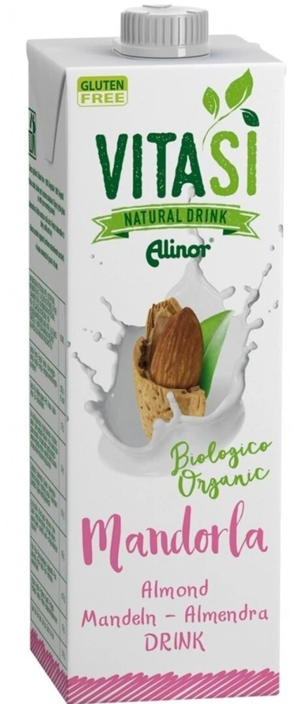 Polbioeco Ekologiškas migdolų gėrimas VITASI, UAT, 1 l LT-EKO-001