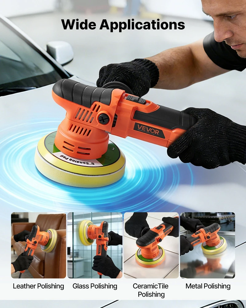 VEVOR Automobilio poliravimo mašinėlė 150 mm