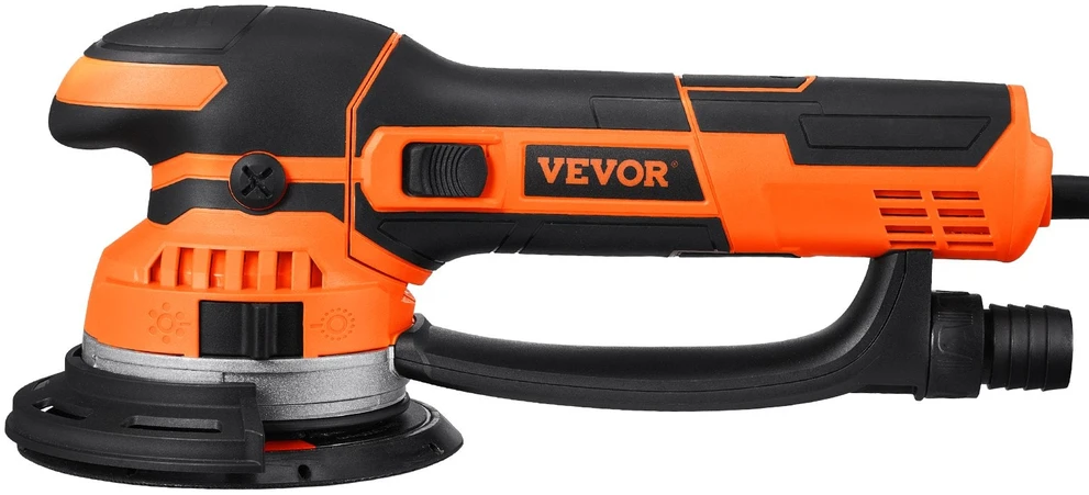 VEVOR Ekscentrinis šlifuoklis 15 cm su 10 šlifavimo diskų