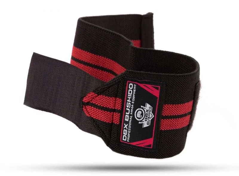 Elastinės riešų apsaugos DBX Bushido, juodos ir raudonos