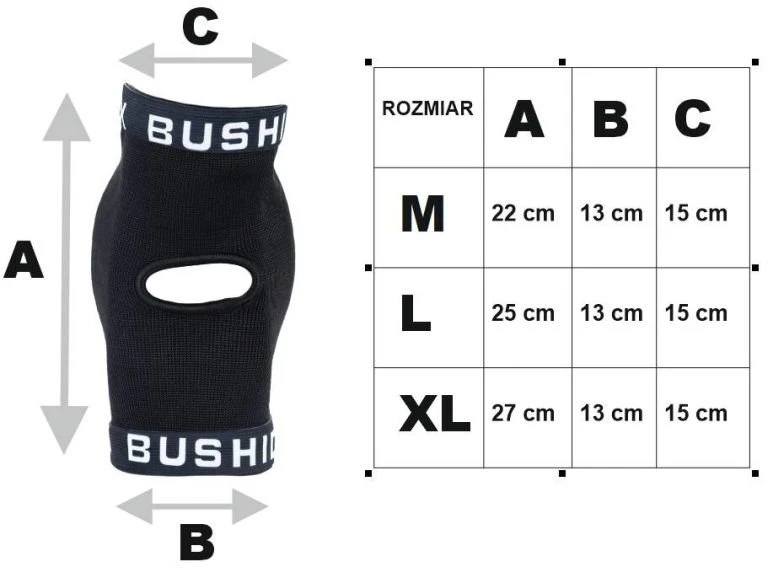Elastinių alkūnių apsaugų komplektas DBX Bushido, M dydis