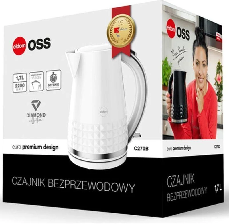 ELDOM C270B electric virdulys 1.7 L 2150 W