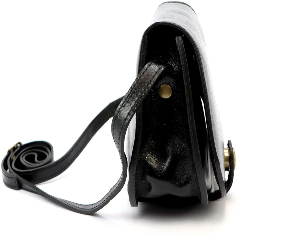 Moteriška odinė rankinė Florence ART. 882, juoda, crossbody