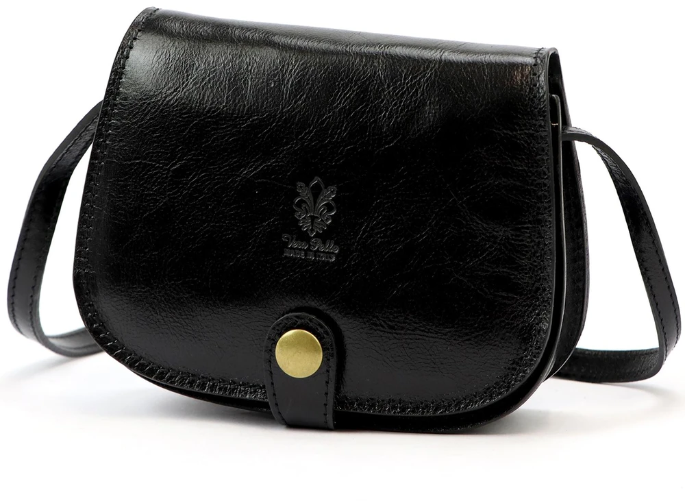 Moteriška odinė rankinė Florence ART. 882, juoda, crossbody