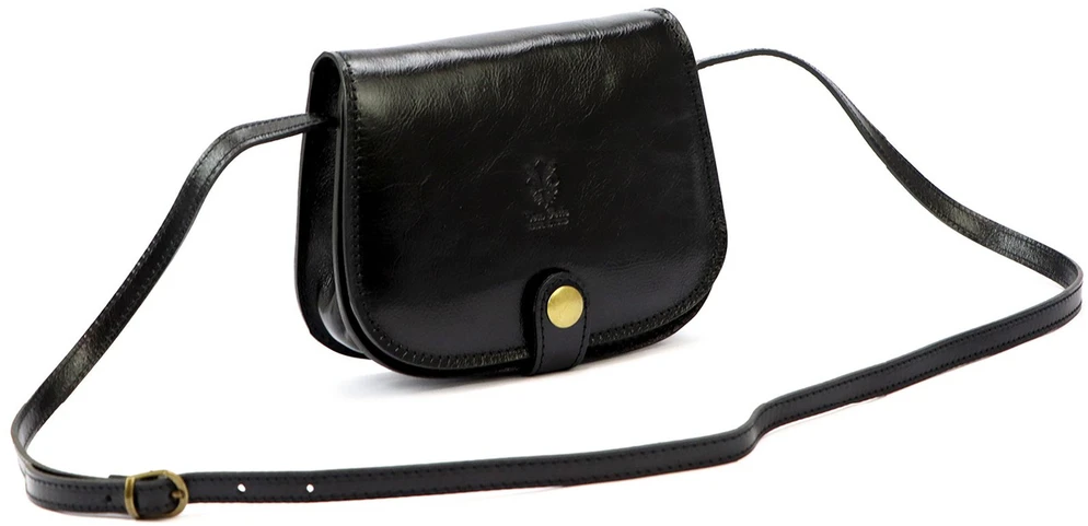 Moteriška odinė rankinė Florence ART. 882, juoda, crossbody