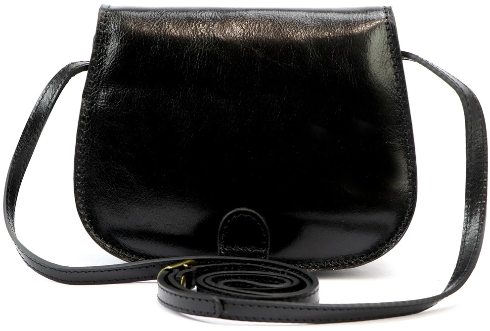 Moteriška odinė rankinė Florence ART. 882, juoda, crossbody