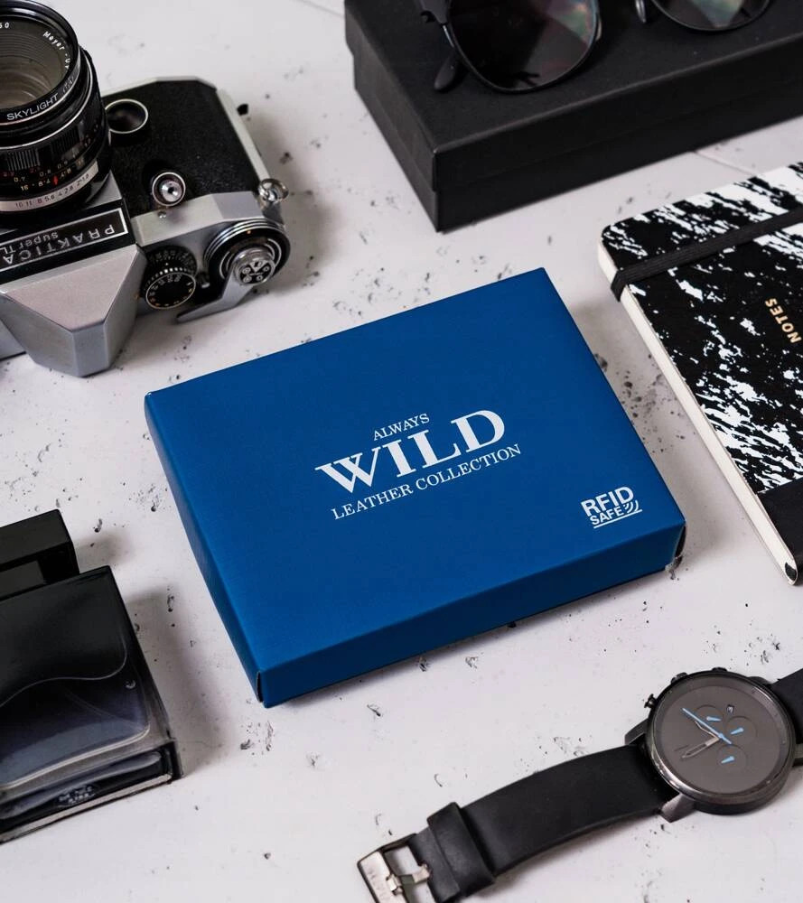 Odinė piniginė RFID ALWAYS WILD N992L-P-CCD-2-2726 B