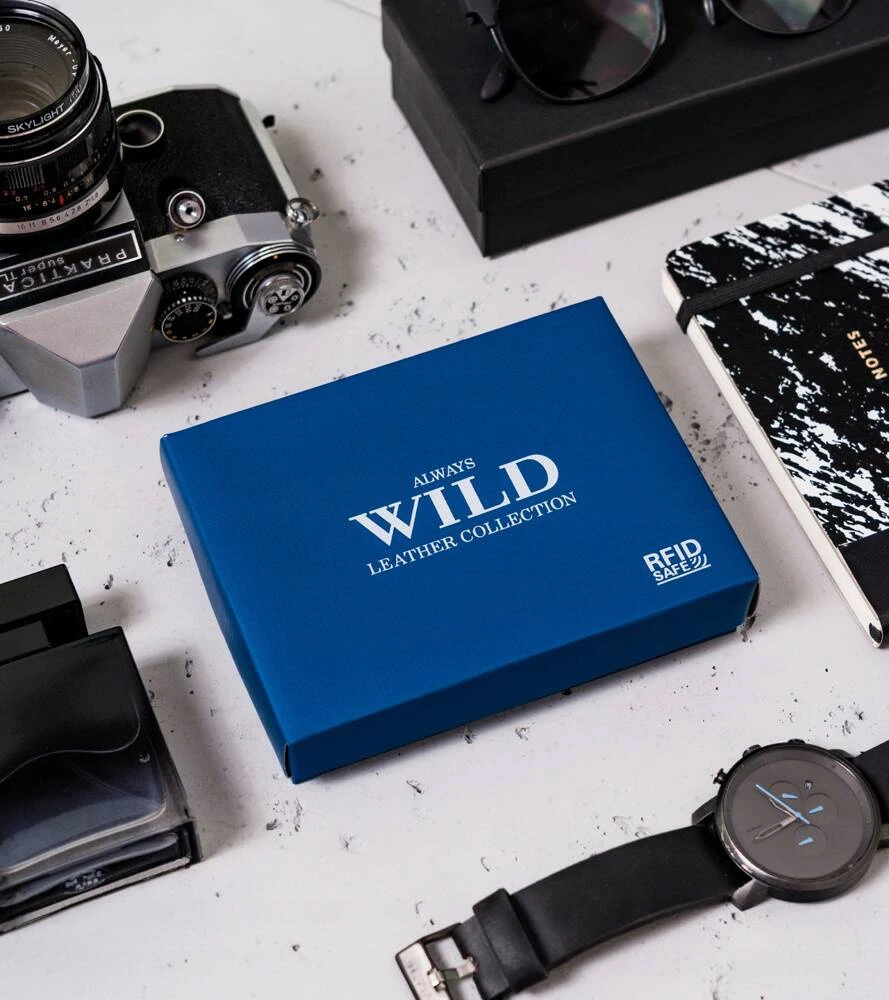 Odinė piniginė RFID ALWAYS WILD N992L-P-CCD-2-2726 B