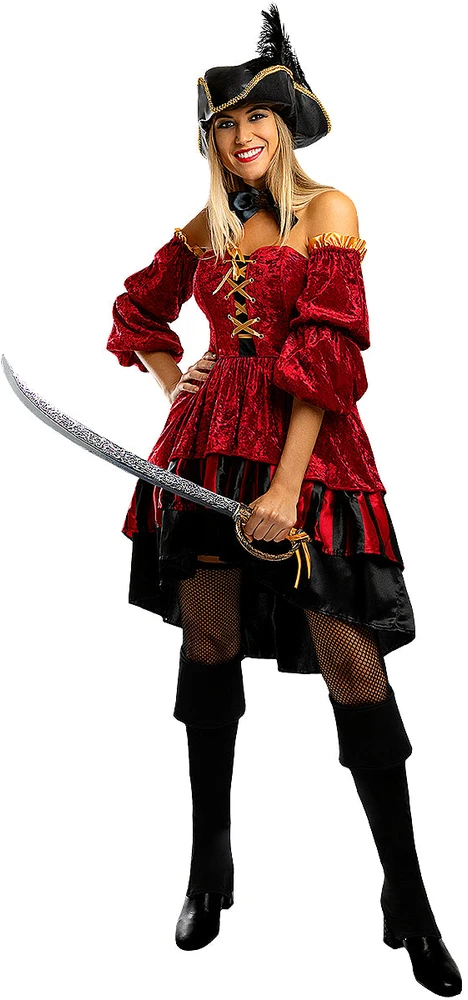 Elegantiška korsarės piratės kostiumas moterims – Piratai