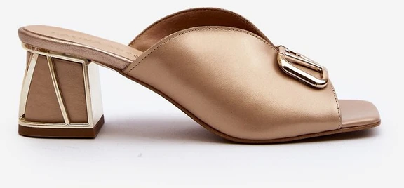Elegantiški moteriški aukštakulniai sandalai Laura Messi 2771 Gold