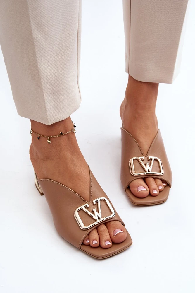 Elegantiški moteriški sandalai Laura Messi 2771 Smėlio spalvos