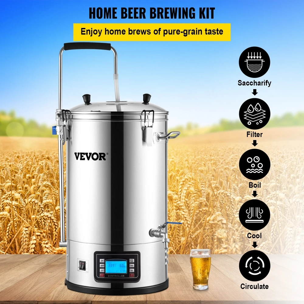 VEVOR Elektrinė alaus virimo sistema 8 gal/30 l