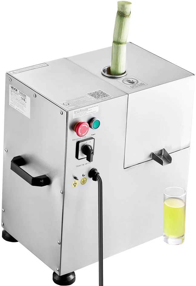VEVOR Elektrinė cukranendrių sulčiaspaudė 800W su 4 voleliais