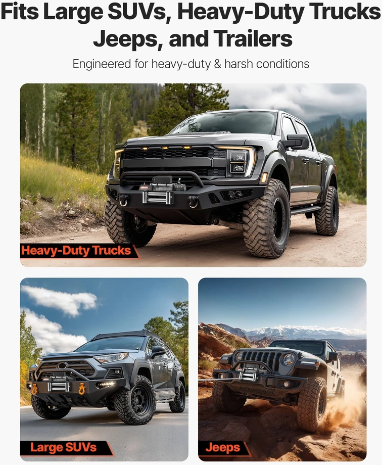 VEVOR Elektrinis gervė off-road transportui