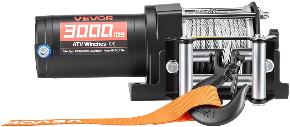VEVOR 1360 kg elektrinis gervė 12V DC ATV/UTV