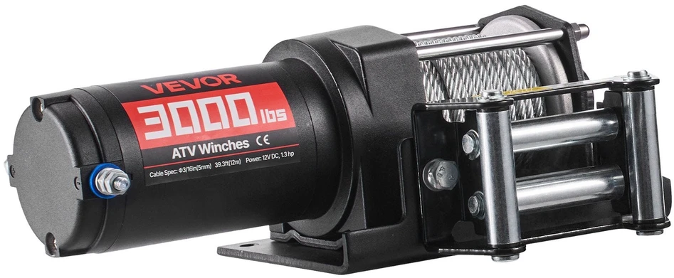 VEVOR 1360 kg elektrinis gervė 12V DC ATV/UTV