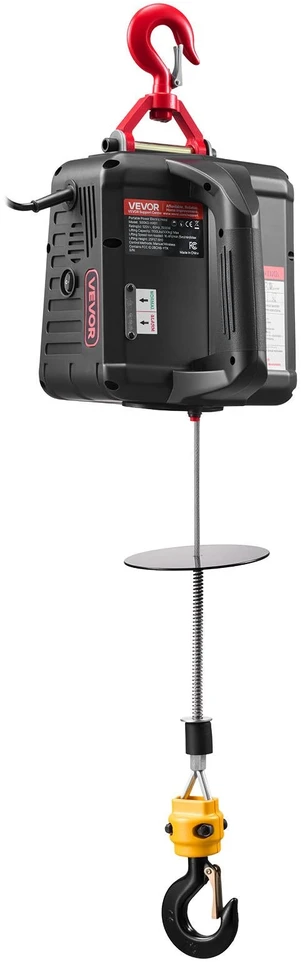 VEVOR Elektrinis gervės, 500 kg talpos, 1500W