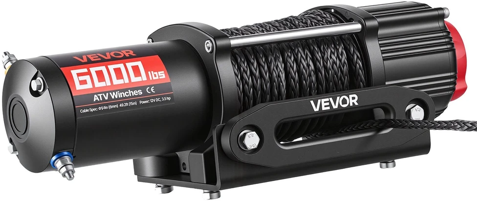 VEVOR 12V gervė ATV/UTV su sintetiniu lynu