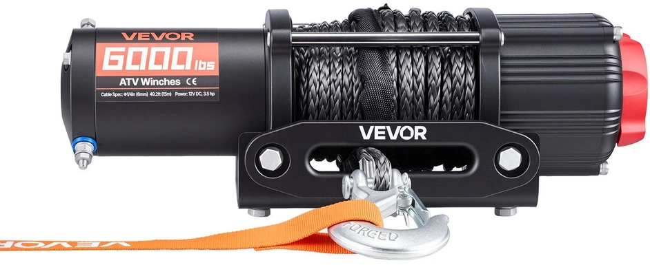 VEVOR 12V gervė ATV/UTV su sintetiniu lynu