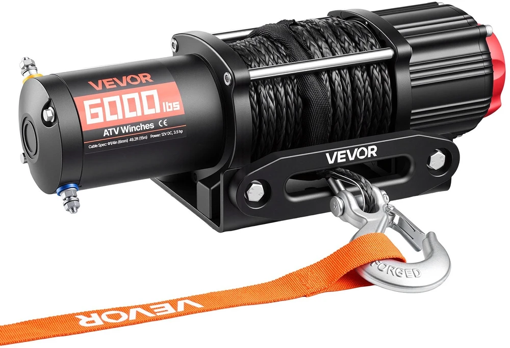 VEVOR 12V gervė ATV/UTV su sintetiniu lynu