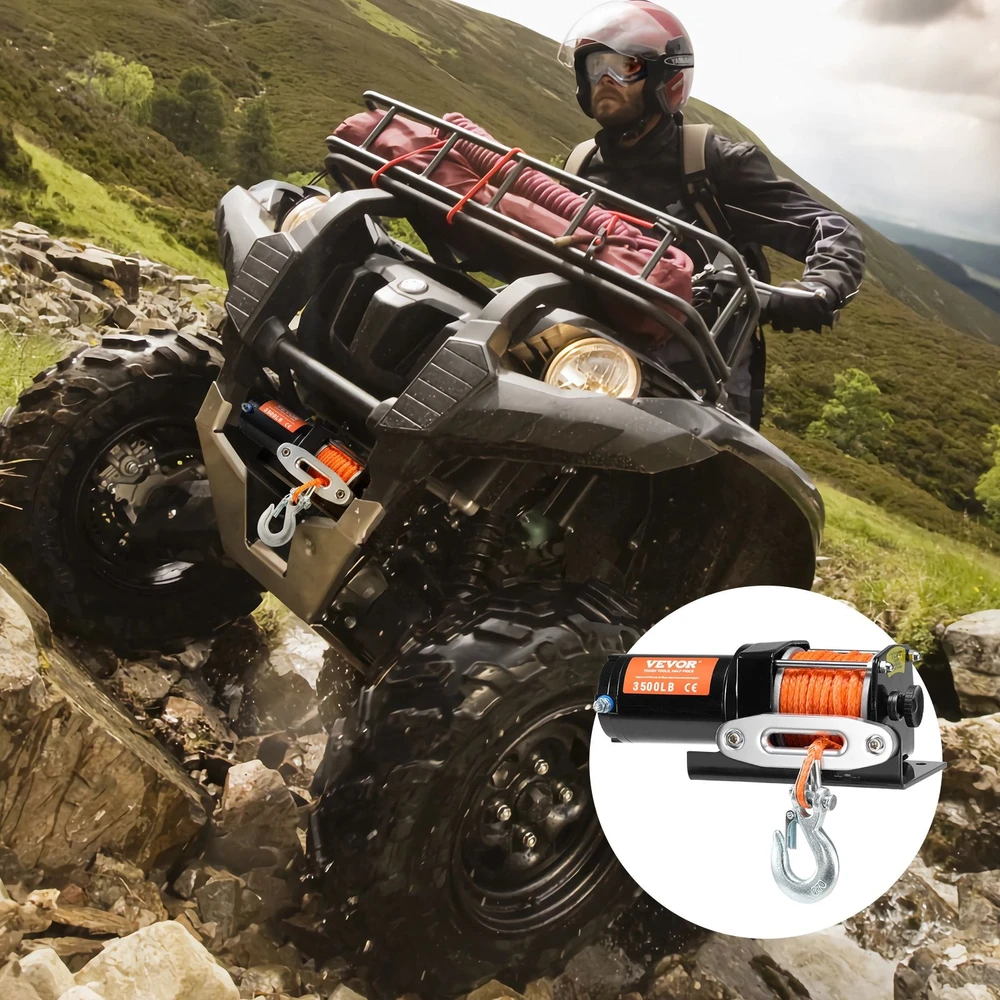 VEVOR Elektrinis suktukas ATV UTV 1588 kg