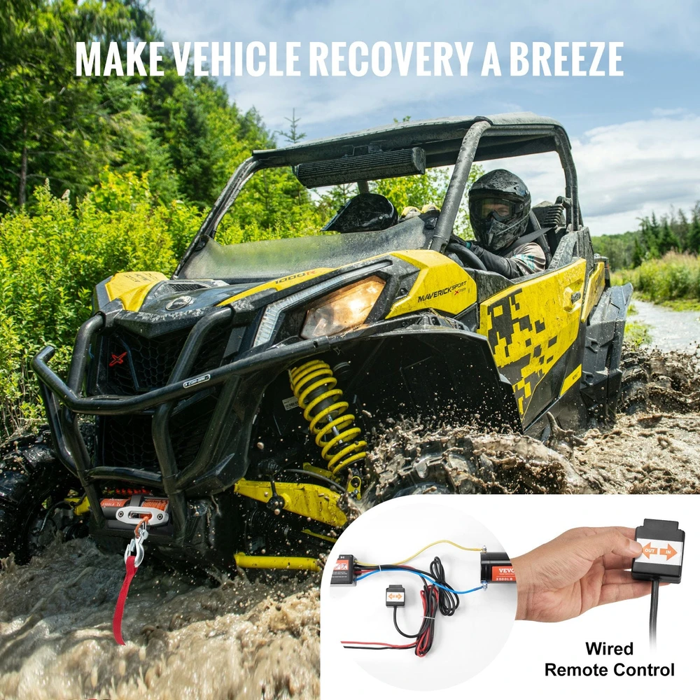 VEVOR Elektrinis suktukas ATV UTV 1588 kg