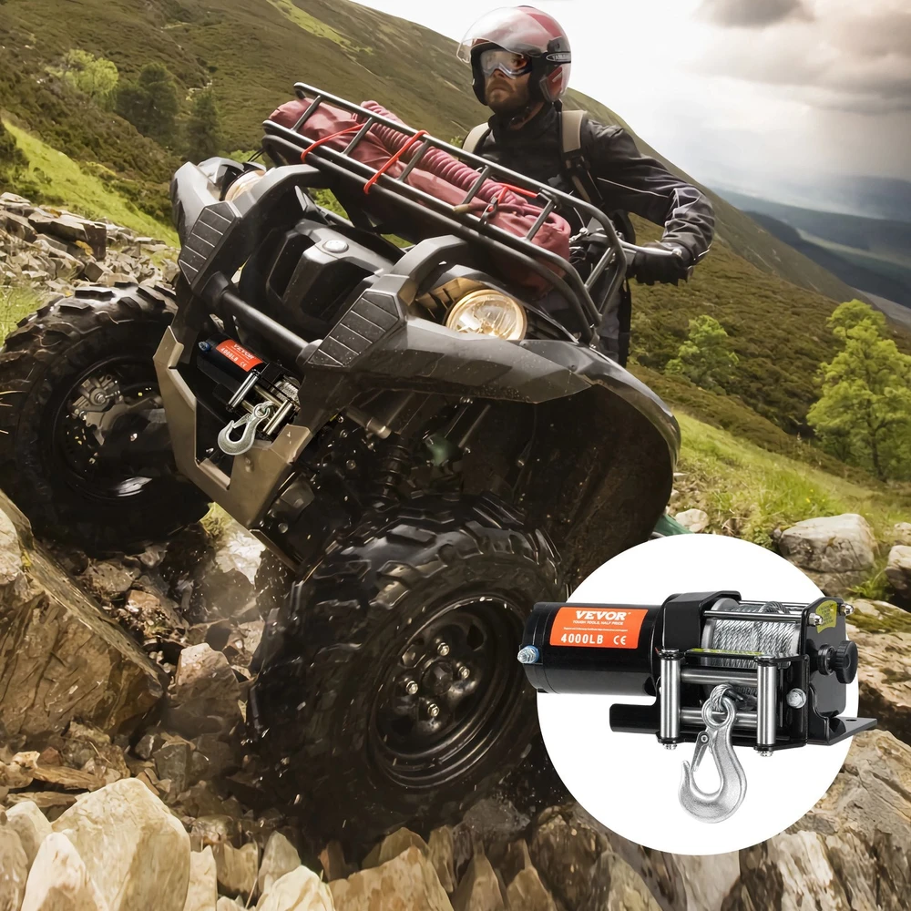 VEVOR Elektrinis gervė ATV UTV kabelis 1814 kg
