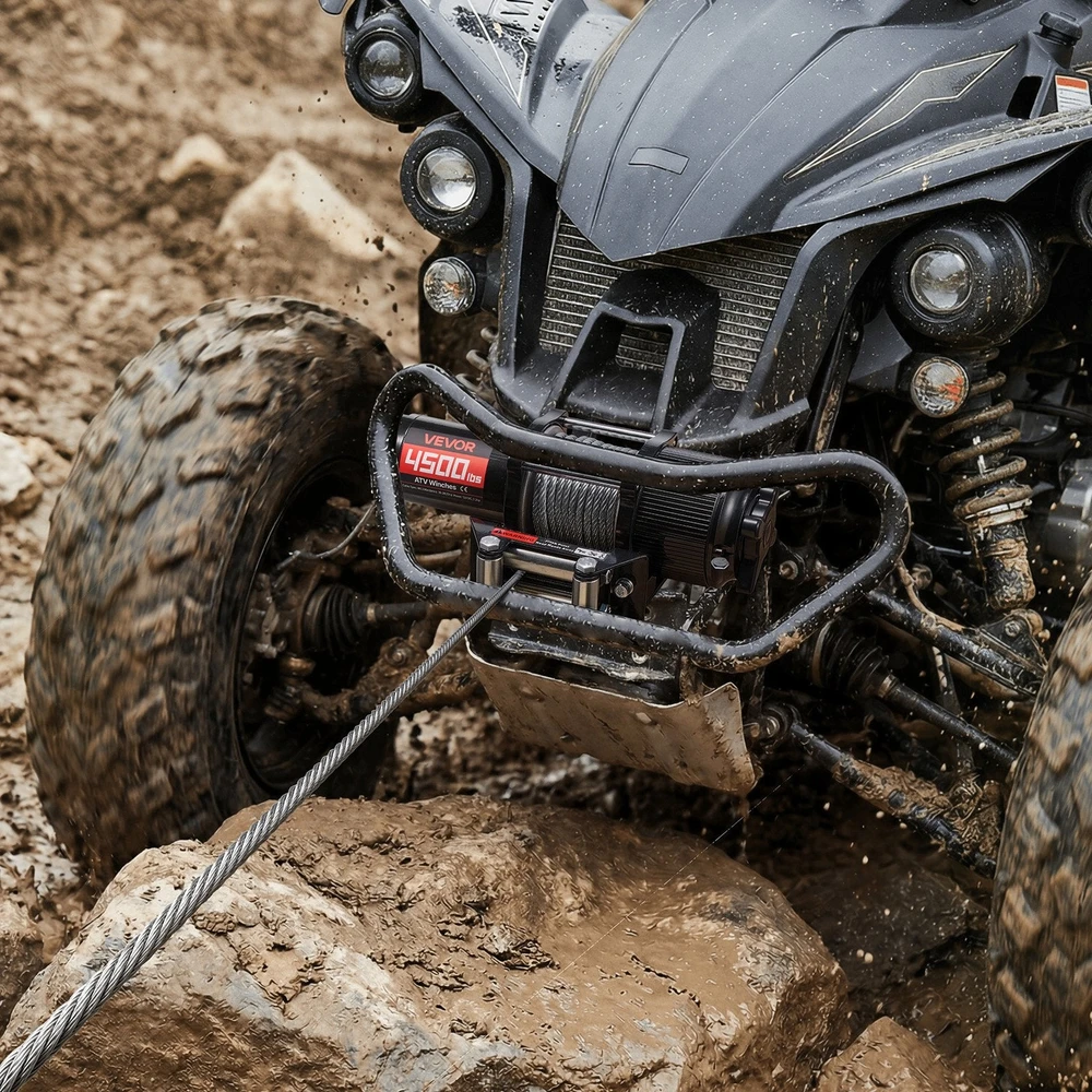 VEVOR 2041 kg elektrinė gervė ATV/UTV