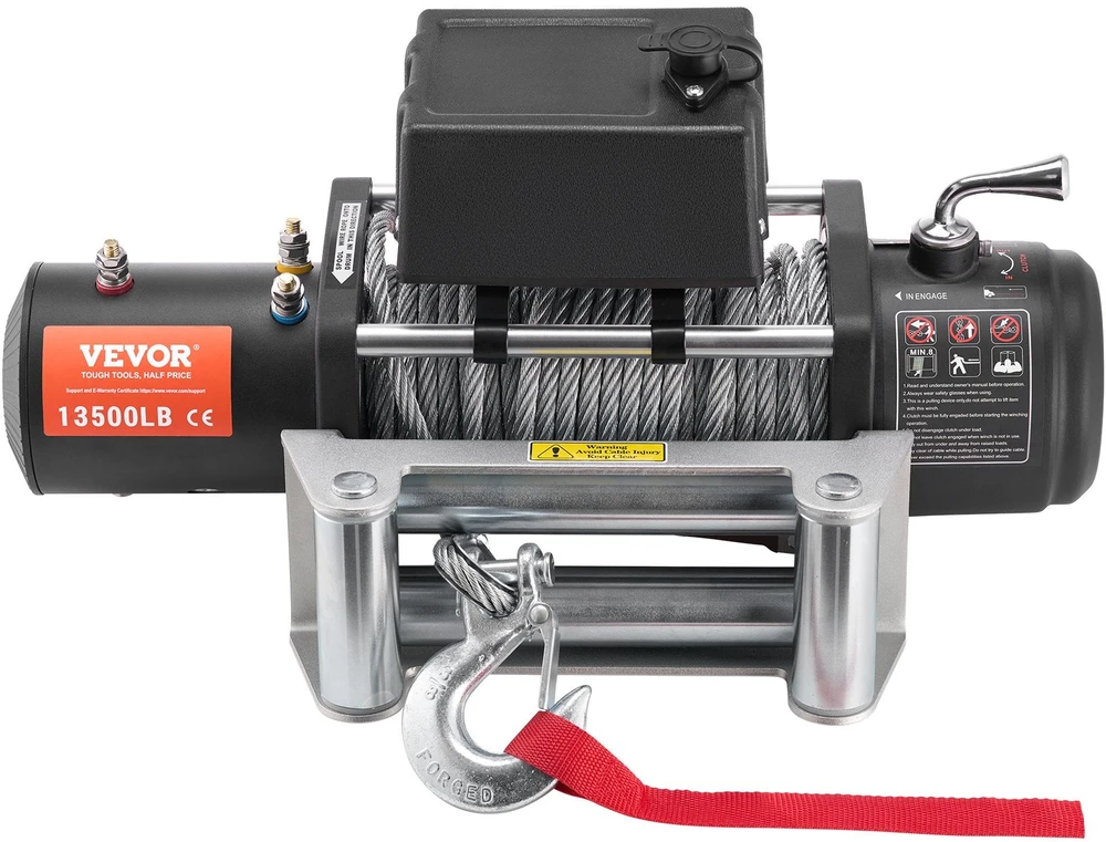 VEVOR Elektrinė gervė sunkvežimiui 6123 kg plieninė IP65