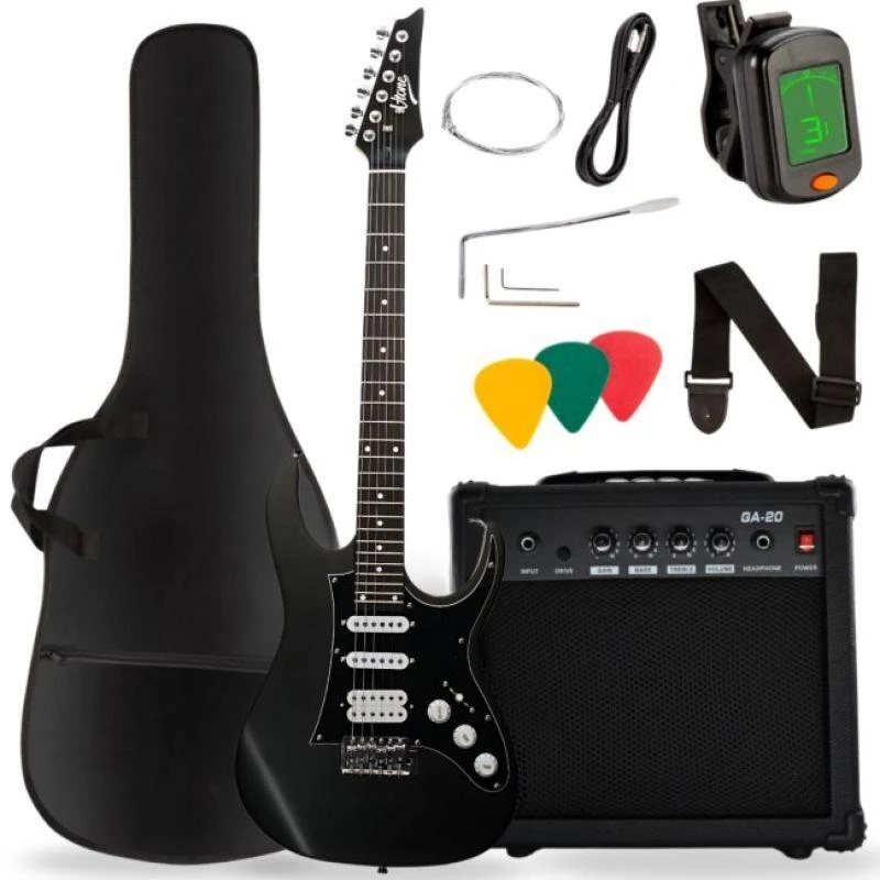 Carruzzo V-TONE EGA 39 MBK gitara elektrinė 4/4 stratocas