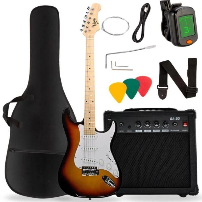 Carruzzo V-TONE EGA 39 SB gitara elektrinė 4/4 stratocast