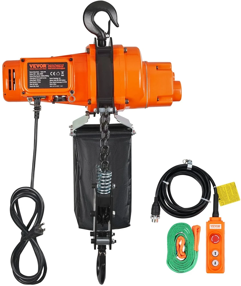 VEVOR Elektrinis grandininis keltuvas 998 kg 3 m